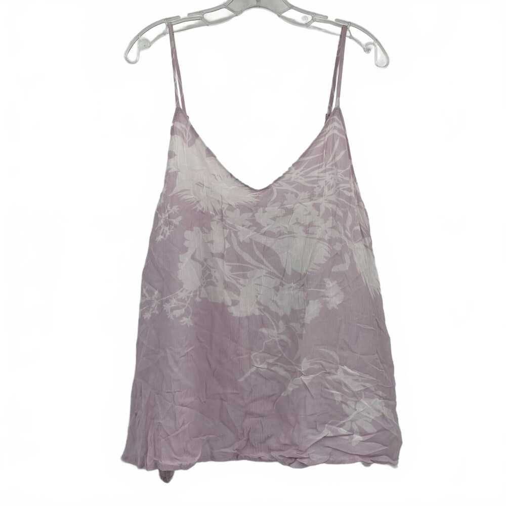 All Saints Purple White Ally Futurae Tank Top | Women’s Regular Size 10